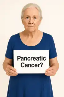"Pancreatic cancer" written on this sign is searched by someone like this patient portrayal 100,000 times every 2 days in the US.